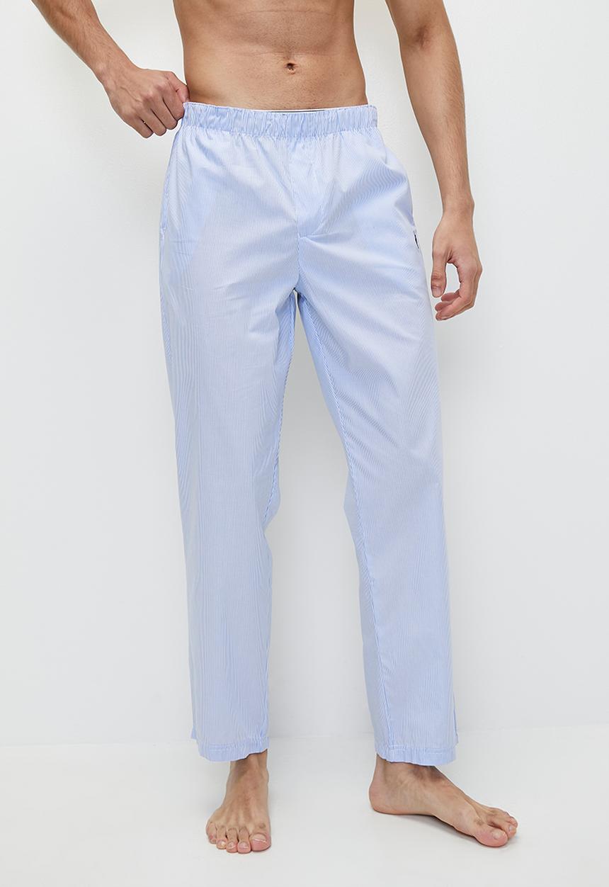 POLO - Stripe Woven Pyjama Pants  - Blue