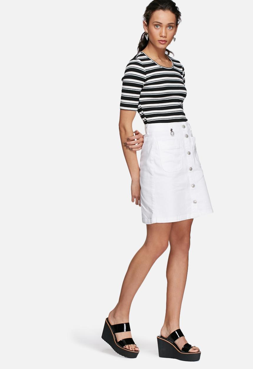ONLY - Farrah denim A-line skirt