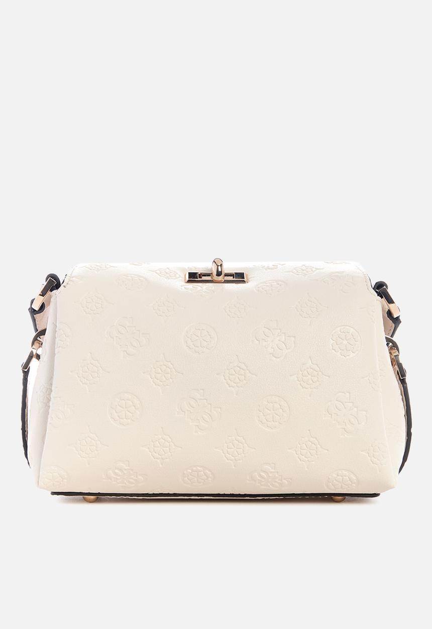 GUESS - Phoebe mini crossbody bag - cream