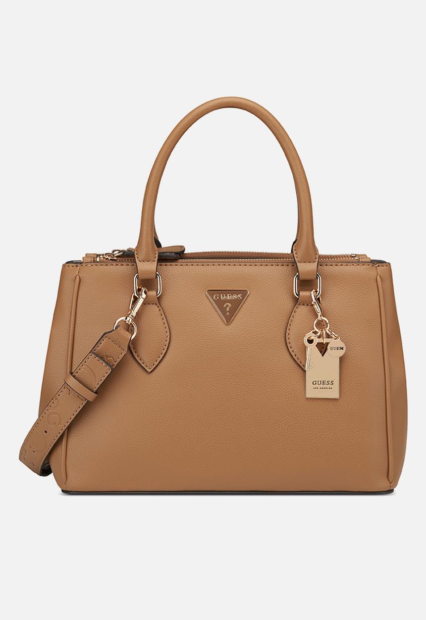 GUESS - Doretta satchel - saddle tan