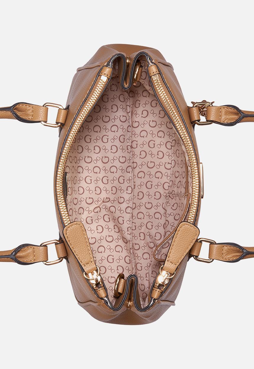 GUESS - Doretta satchel - saddle tan