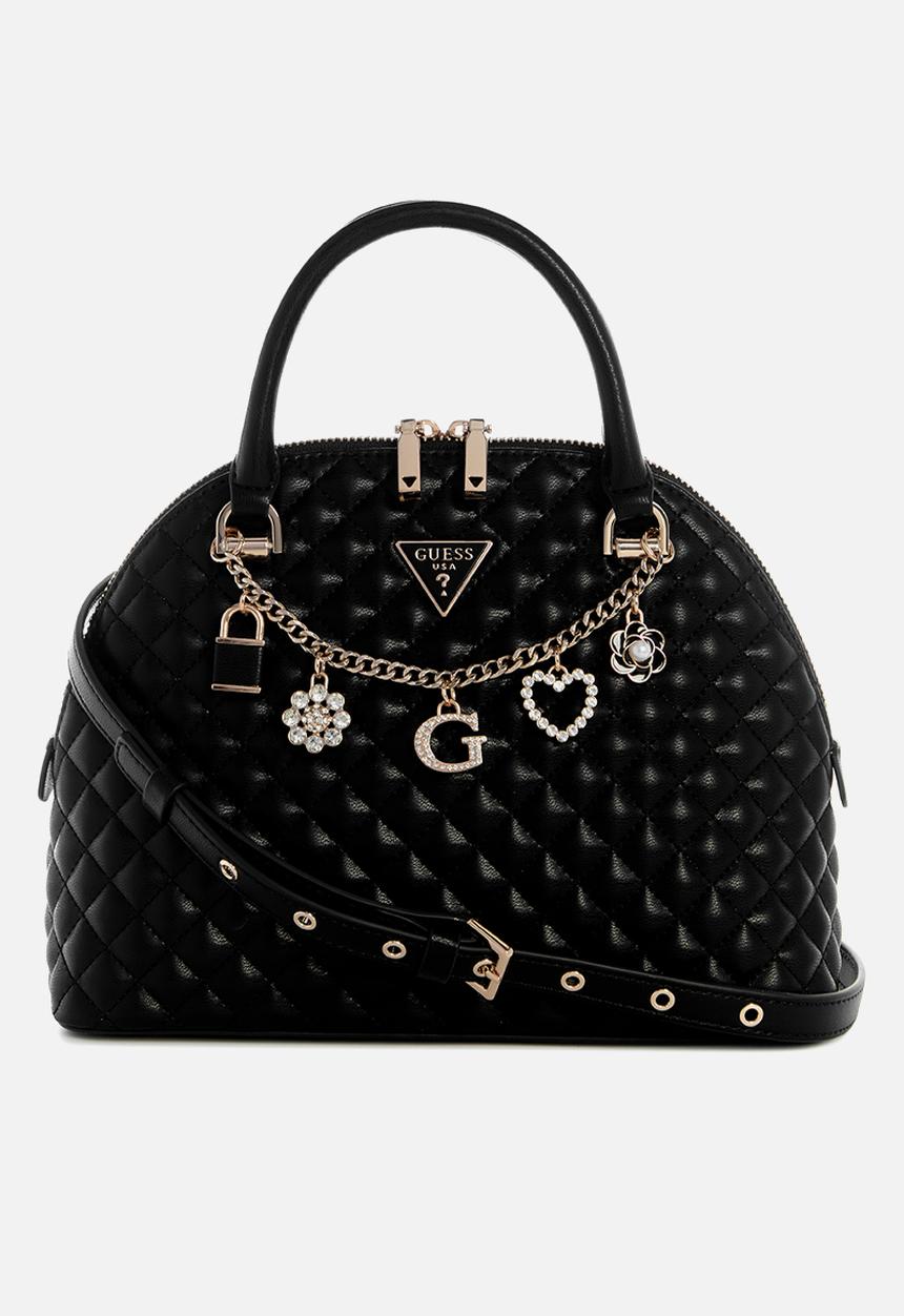 GUESS - Everlee dome satchel - black