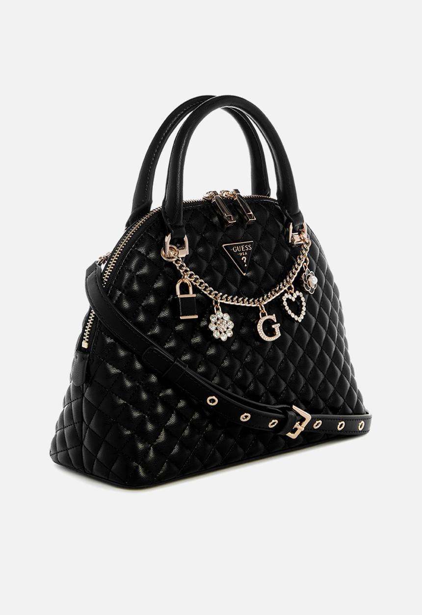 GUESS - Everlee dome satchel - black