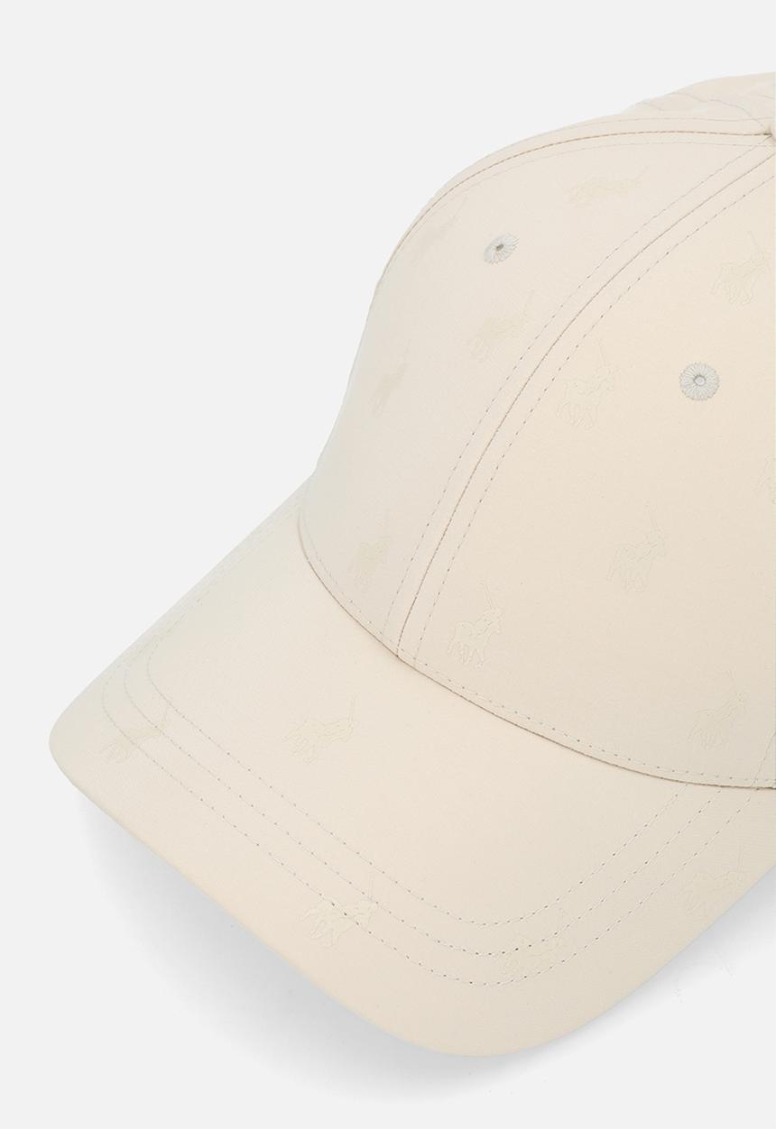 POLO - 6 Panel Monogram Peak - Off White