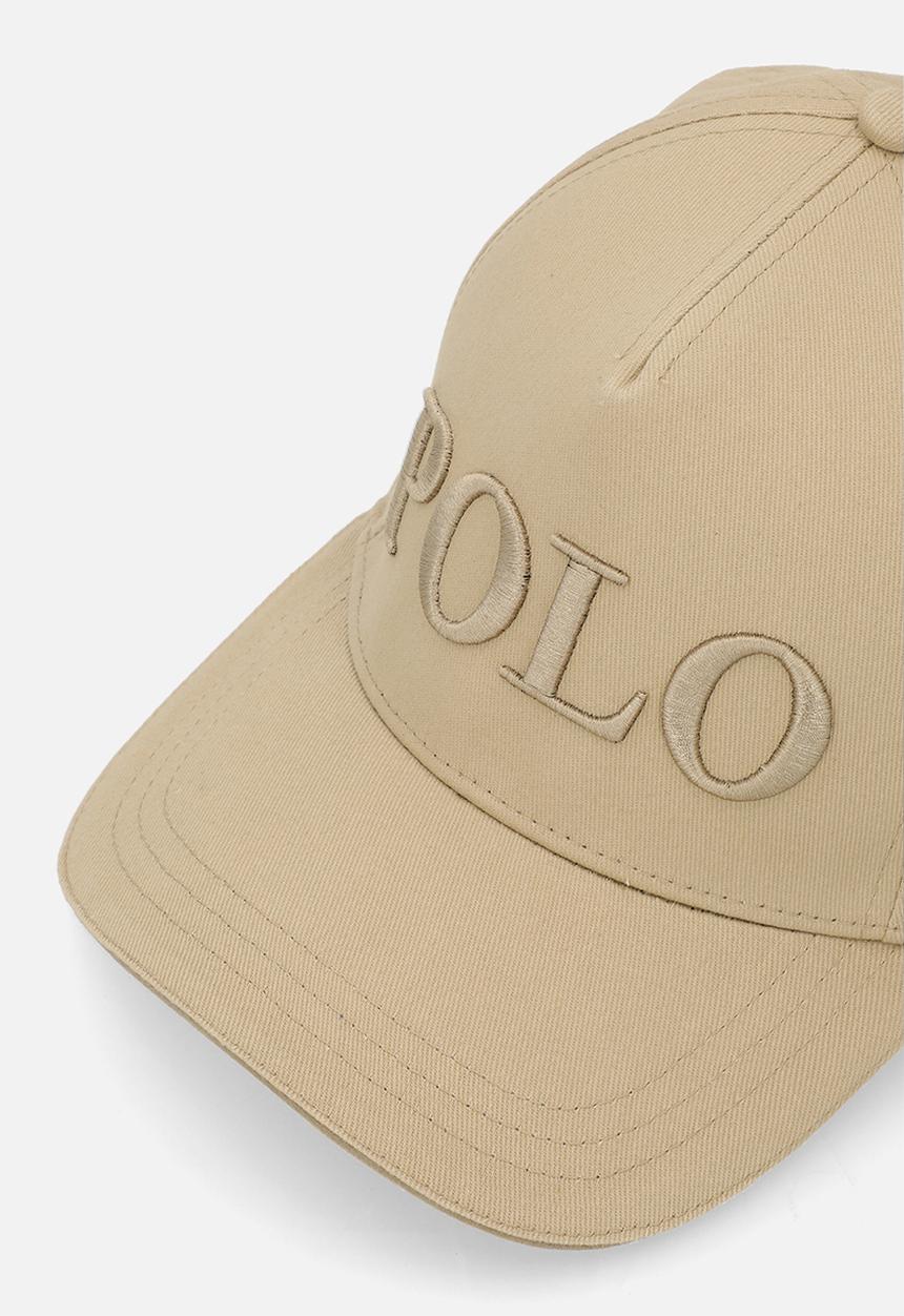POLO - 5 Panel Embroidered Polo Peak - Khaki