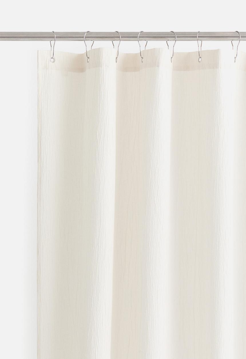 H&M - Muslin shower curtain - cream