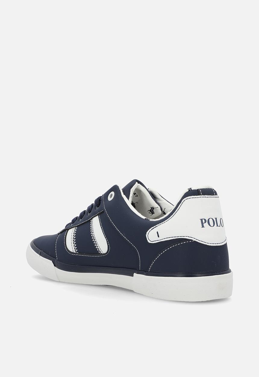 POLO - Basic side flash sneaker - navy