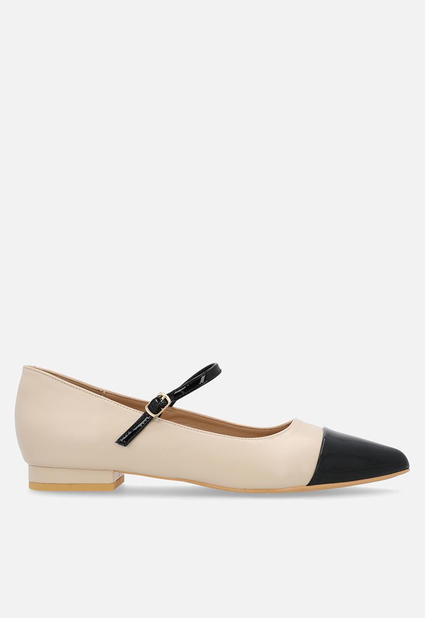 Madison® - Grayson mary jane - off white & black
