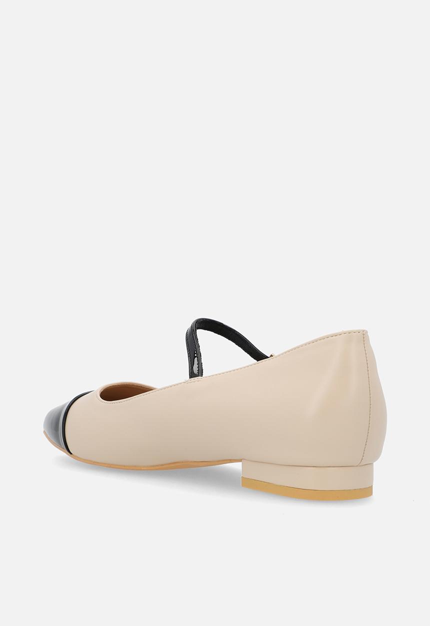Madison® - Grayson mary jane - off white & black