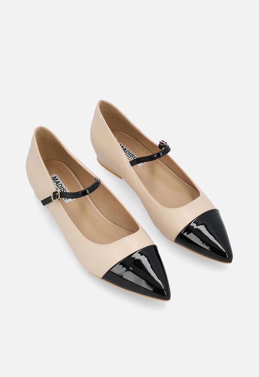 Madison® - Grayson mary jane - off white & black