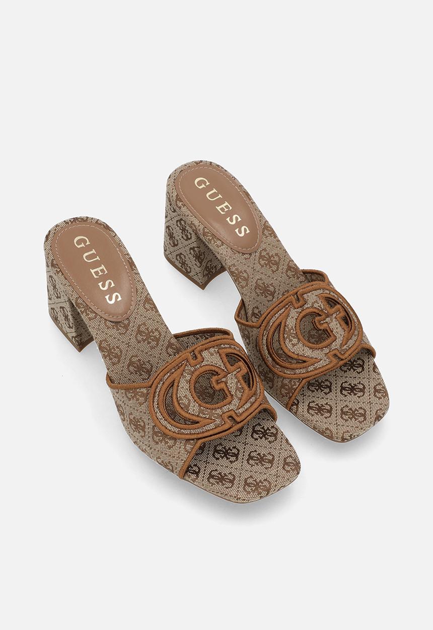 GUESS - Jacquard mule - brown