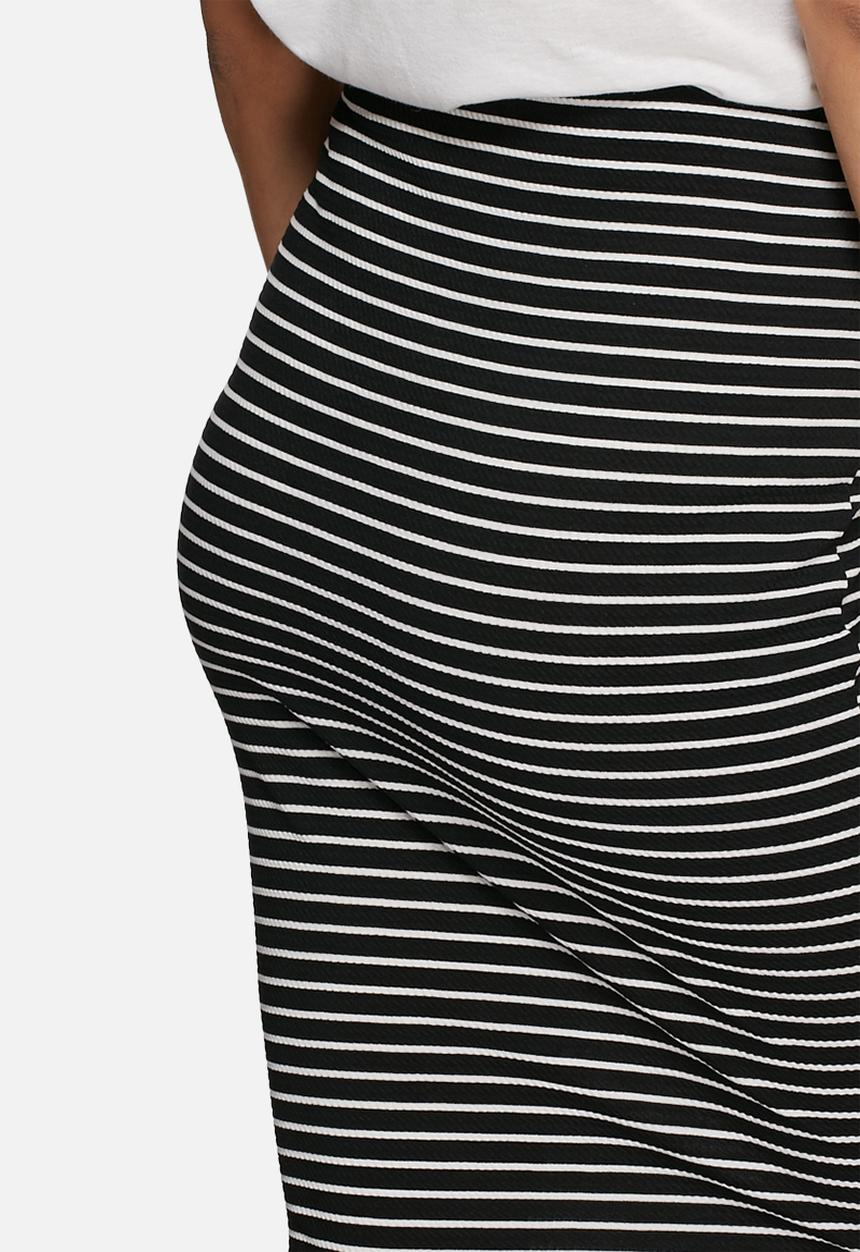 dailyfriday - Midi striped pencil skirt