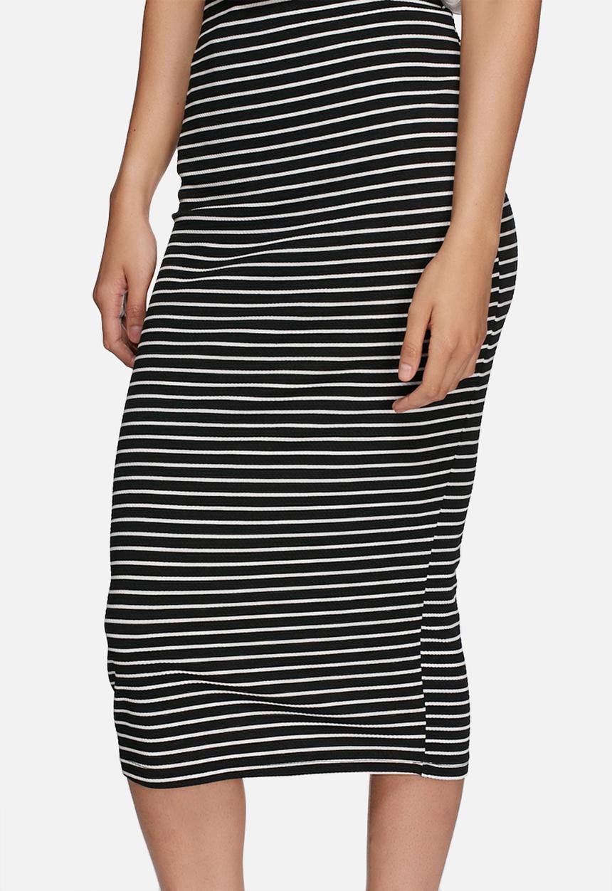 dailyfriday - Midi striped pencil skirt