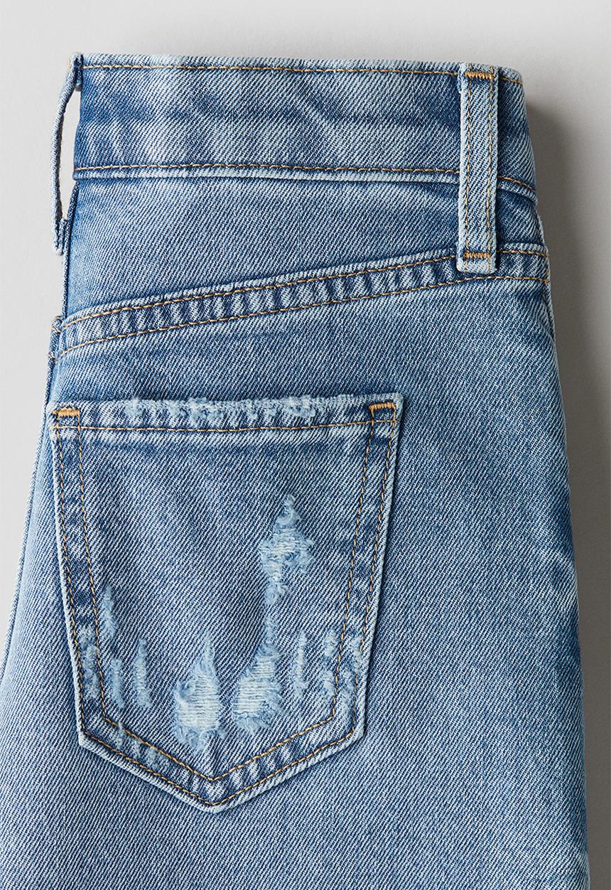 H&M - Wide leg jeans - denim blue