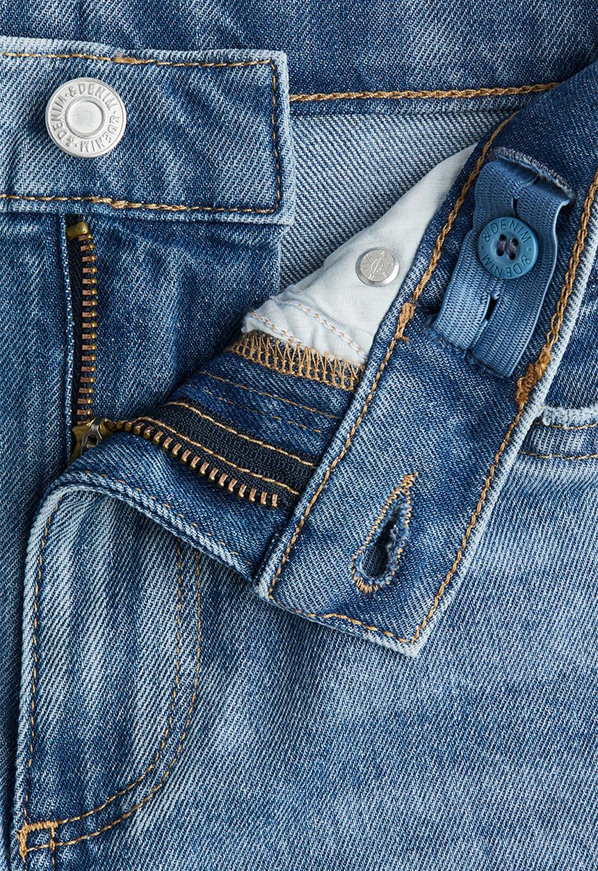 H&M - Wide leg jeans - denim blue