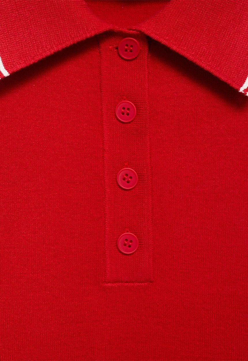 MANGO - Top Piped - Red