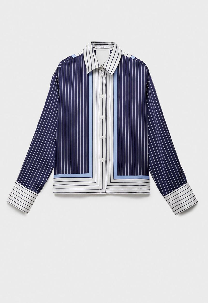 MANGO - Shirt Shirty - Medium Blue