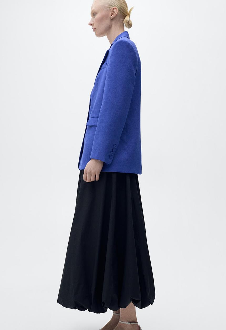 MANGO - Blazer Palma - Medium Blue