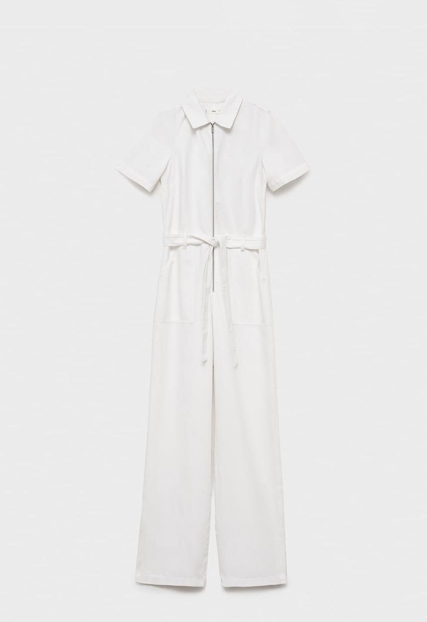 MANGO - Jumpsuit Norma - White