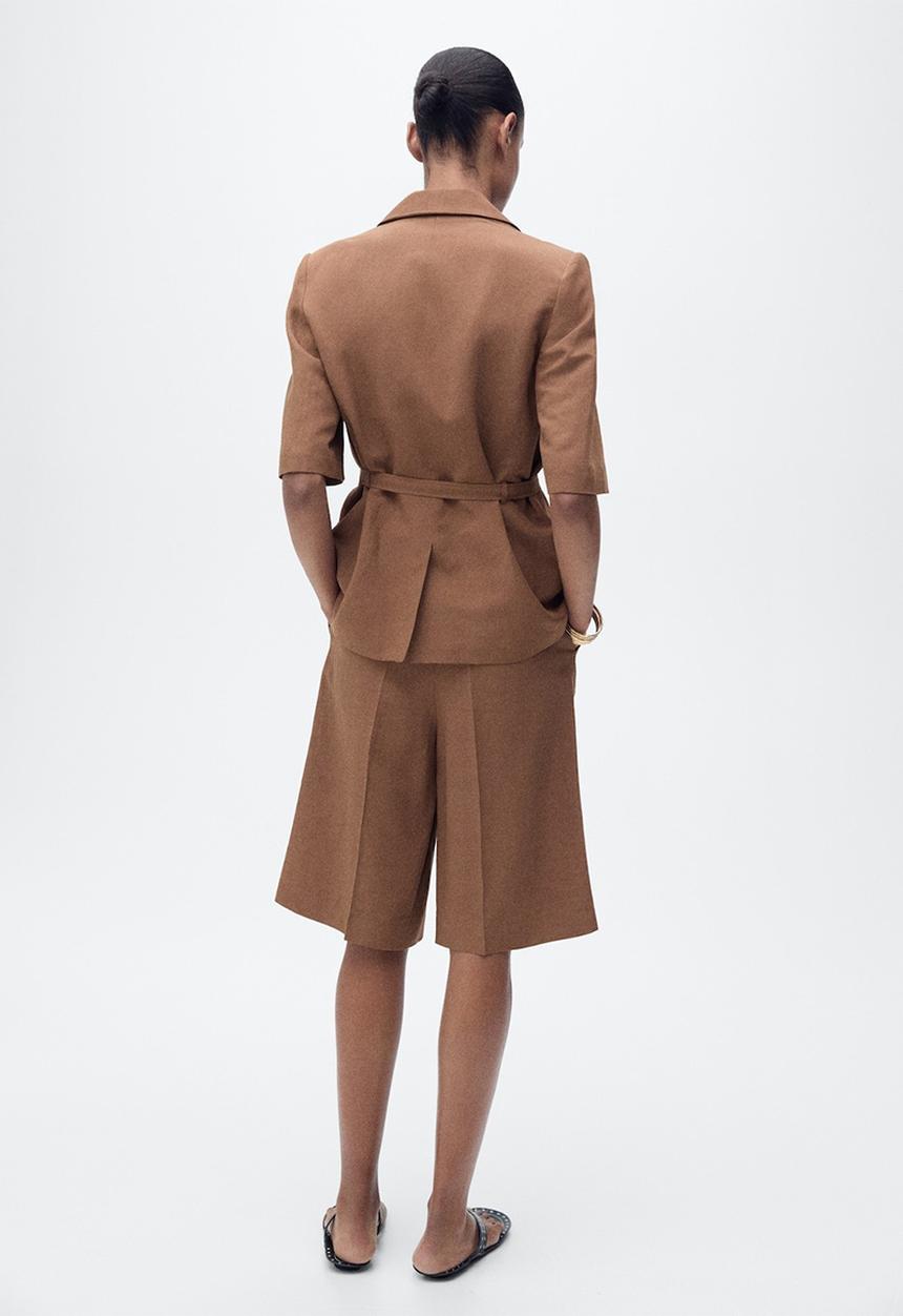 MANGO - Bermudas Argelia - Dark Brown