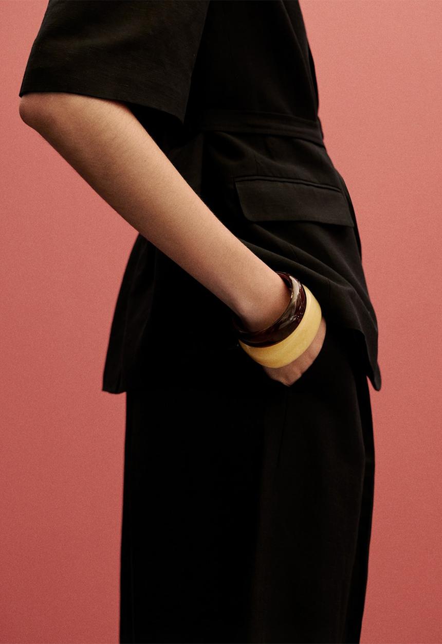 MANGO - Bermudas Argelia - Black