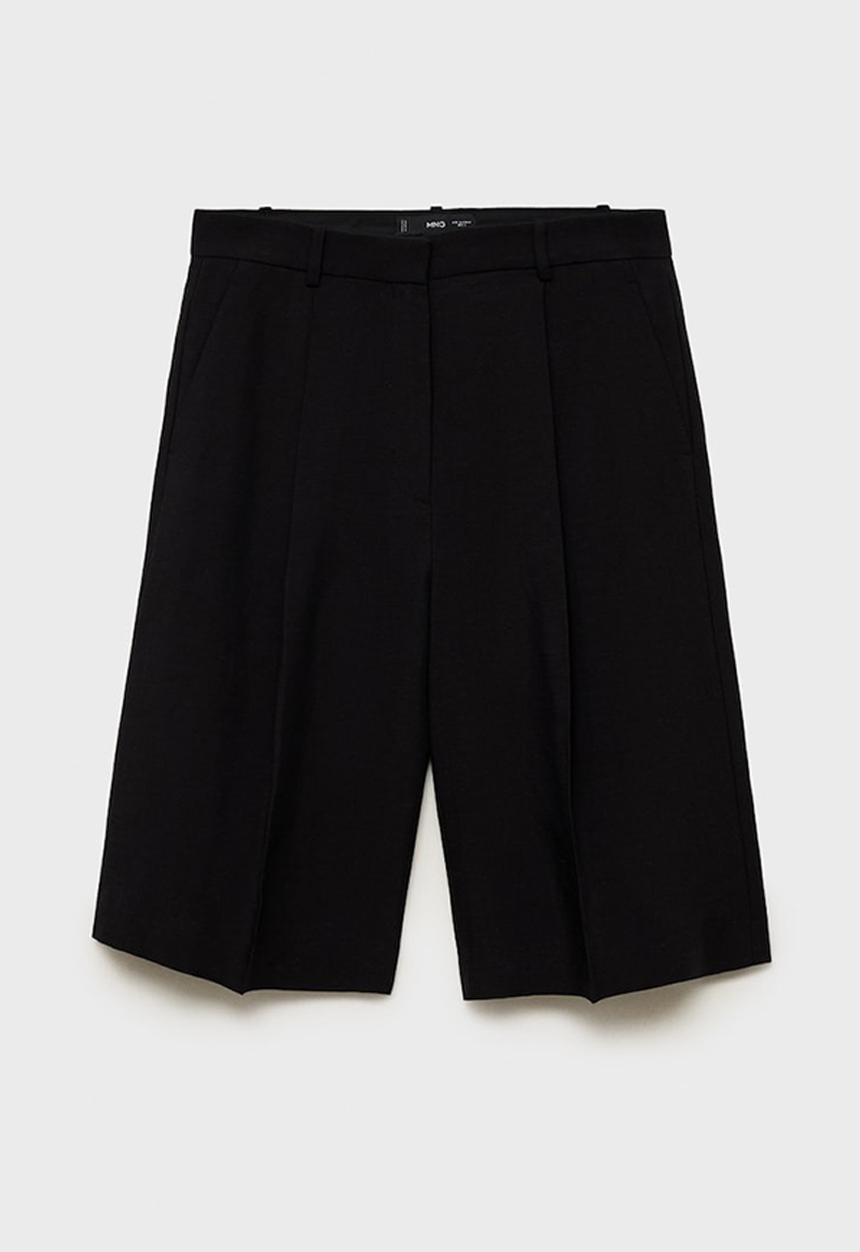 MANGO - Bermudas Argelia - Black