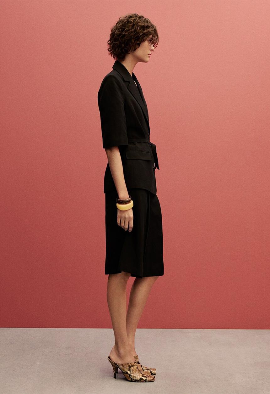 MANGO - Bermudas Argelia - Black