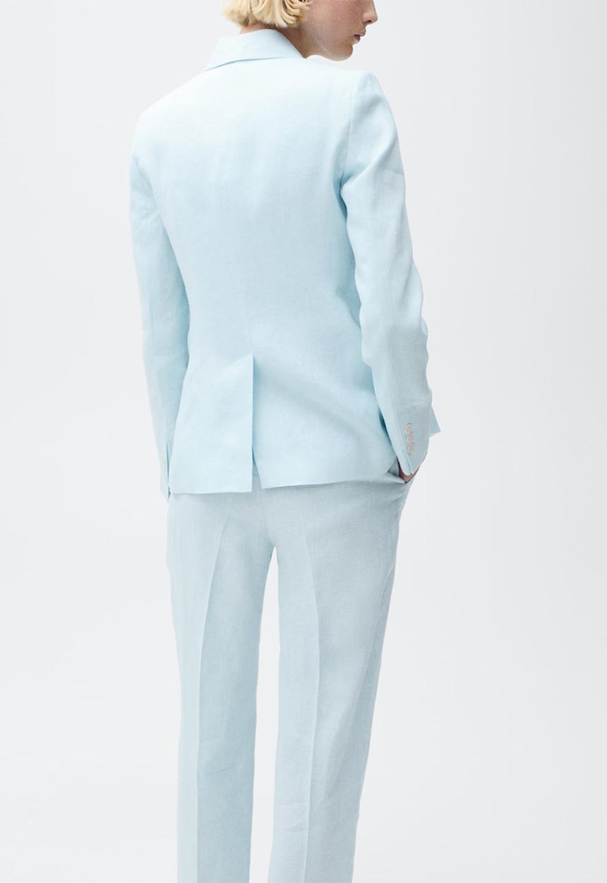 MANGO - Blazer Boreli - Light Pastel Blue