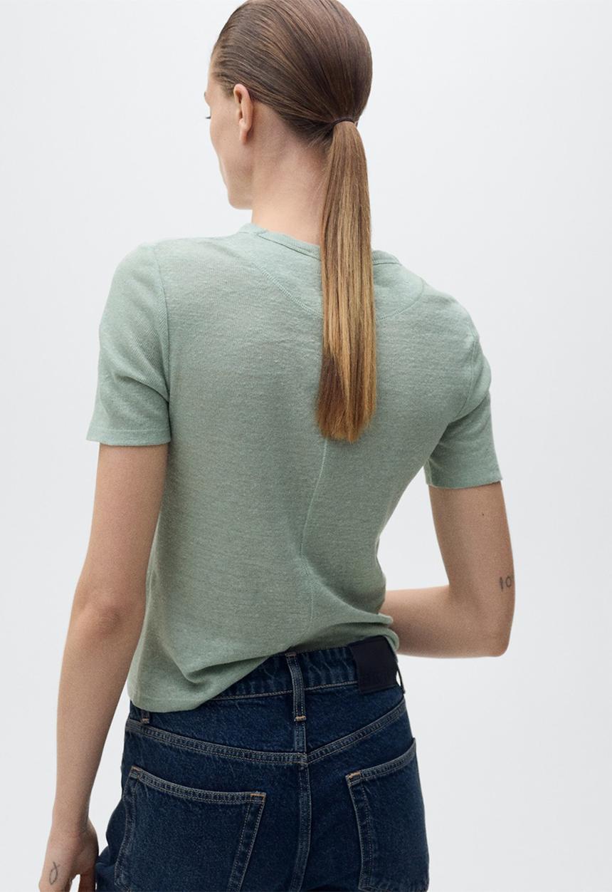 MANGO - T-Shirt Vilaflor - Green
