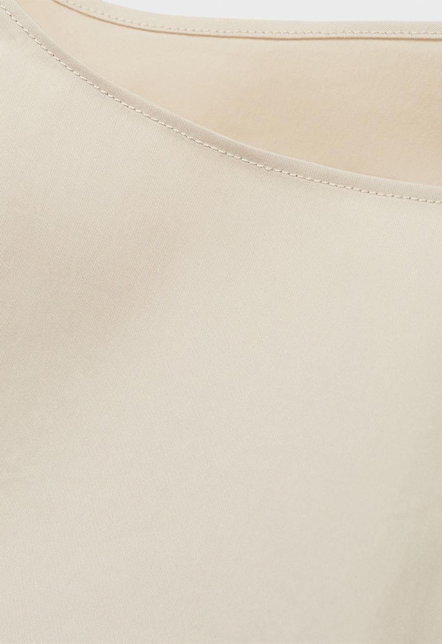 MANGO - Top Indo - Light Beige