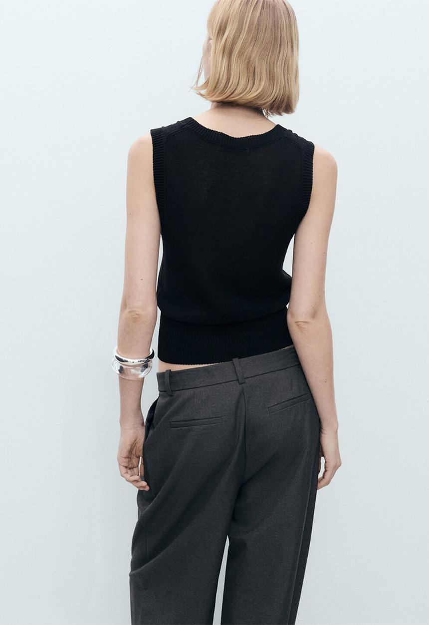 MANGO - Top Becky - Black