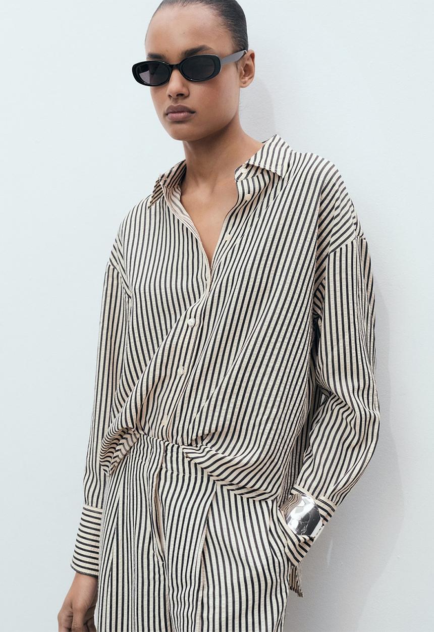MANGO - Shirt Sal - Natural