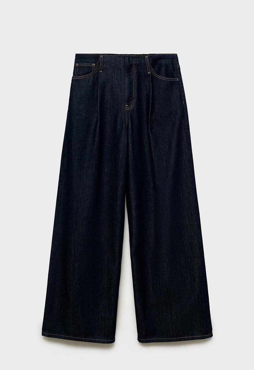 MANGO - Trousers Maddy - Open Blue
