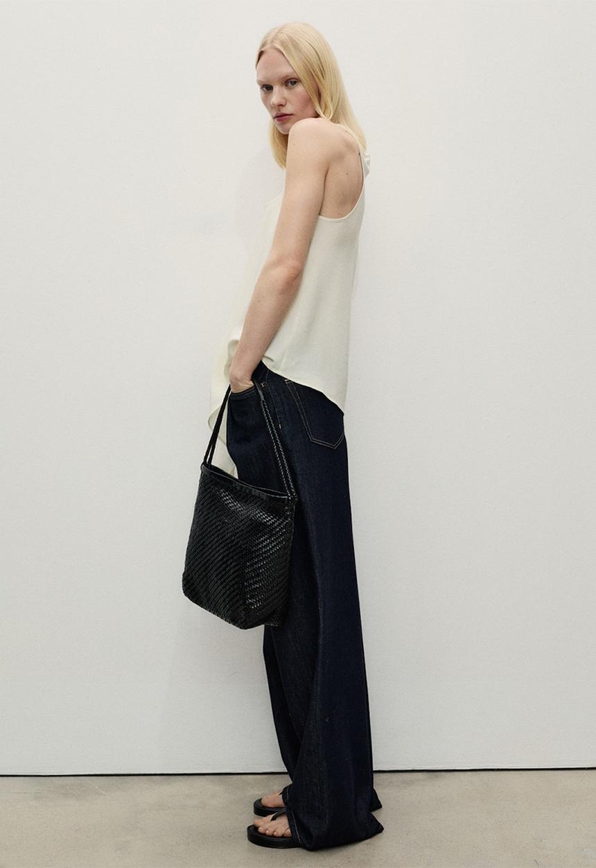 MANGO - Trousers Maddy - Open Blue