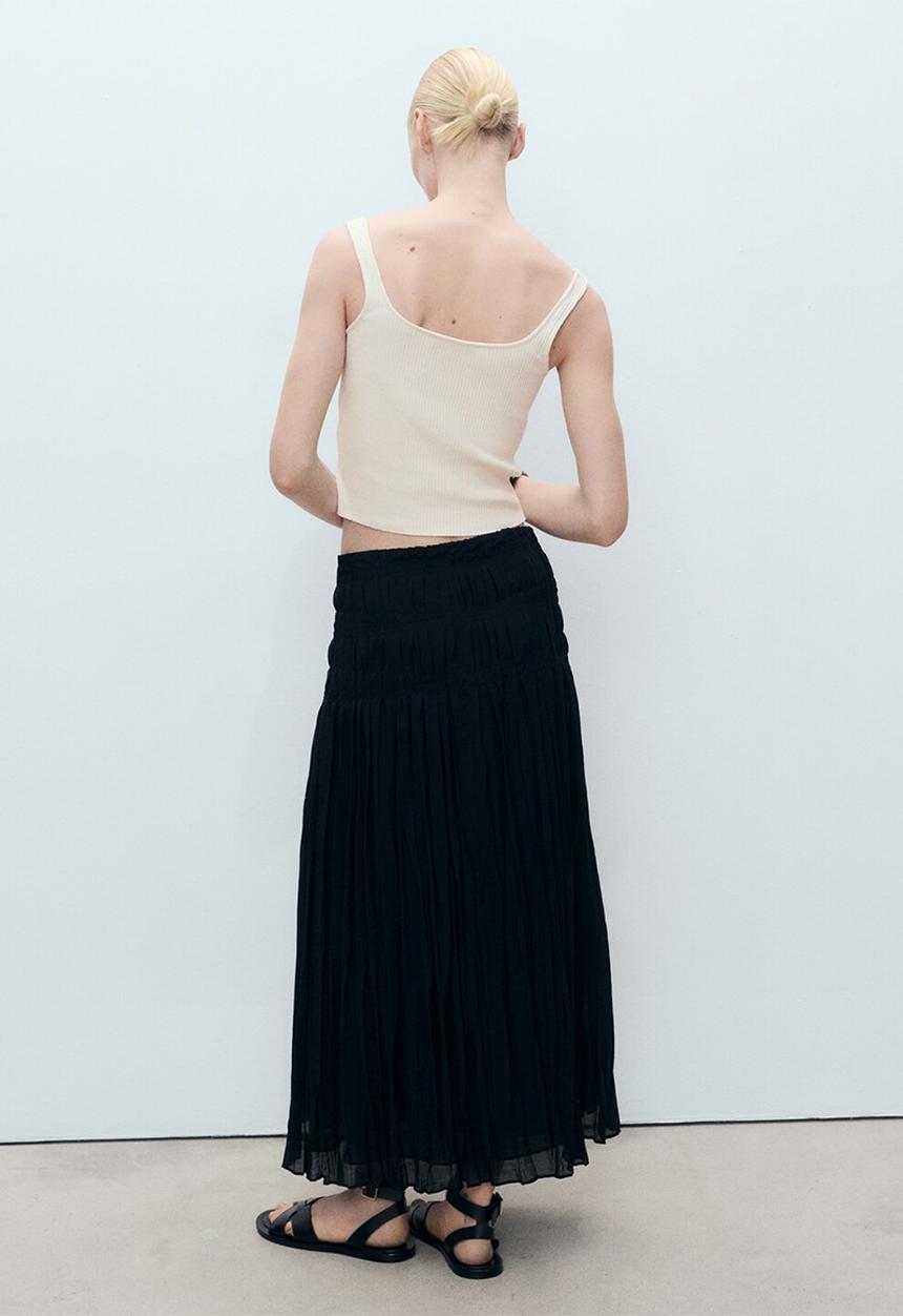 MANGO - Top Sune - Light Beige