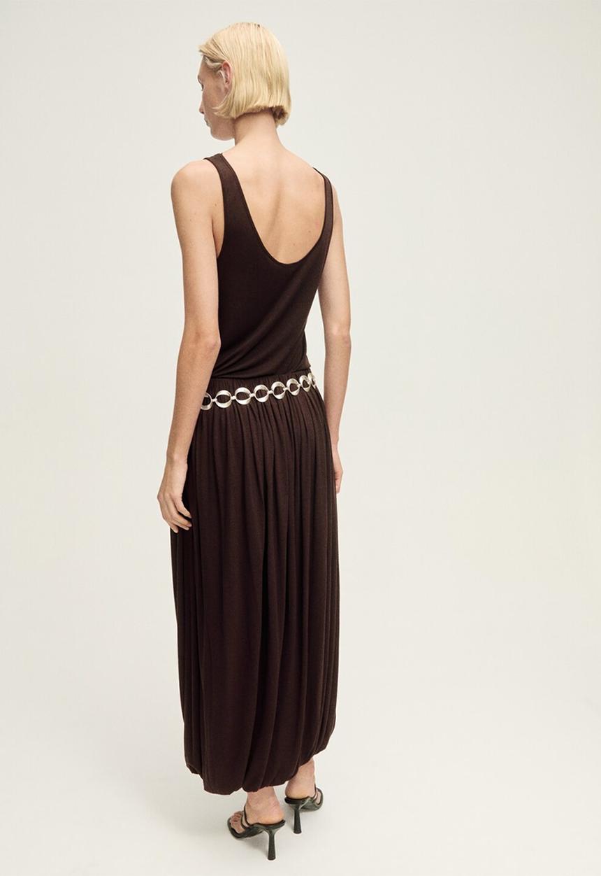 MANGO - Top Kali - Dark Brown