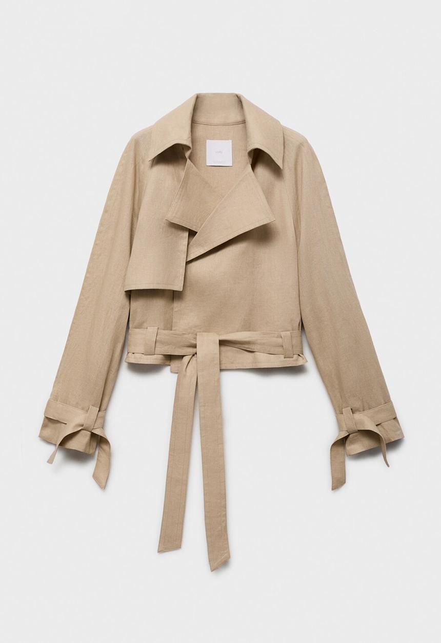 MANGO - Jacket Sahara - Light Pastel Gray