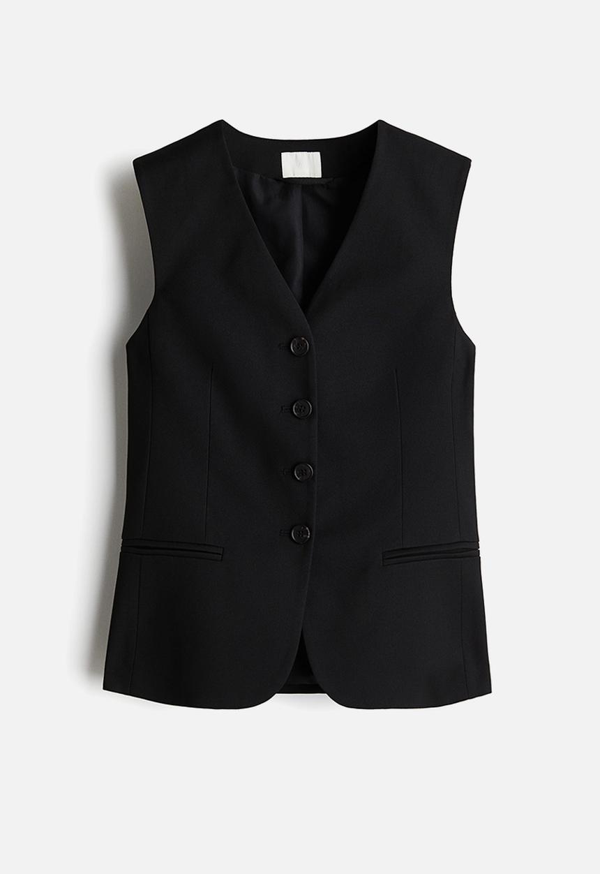 H&M - Suit waistcoat - black