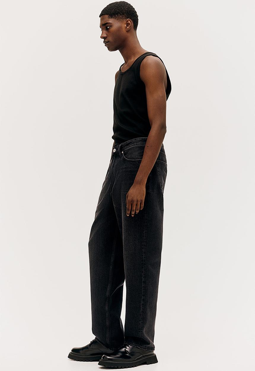 H&M - Loose jeans - dark denim grey