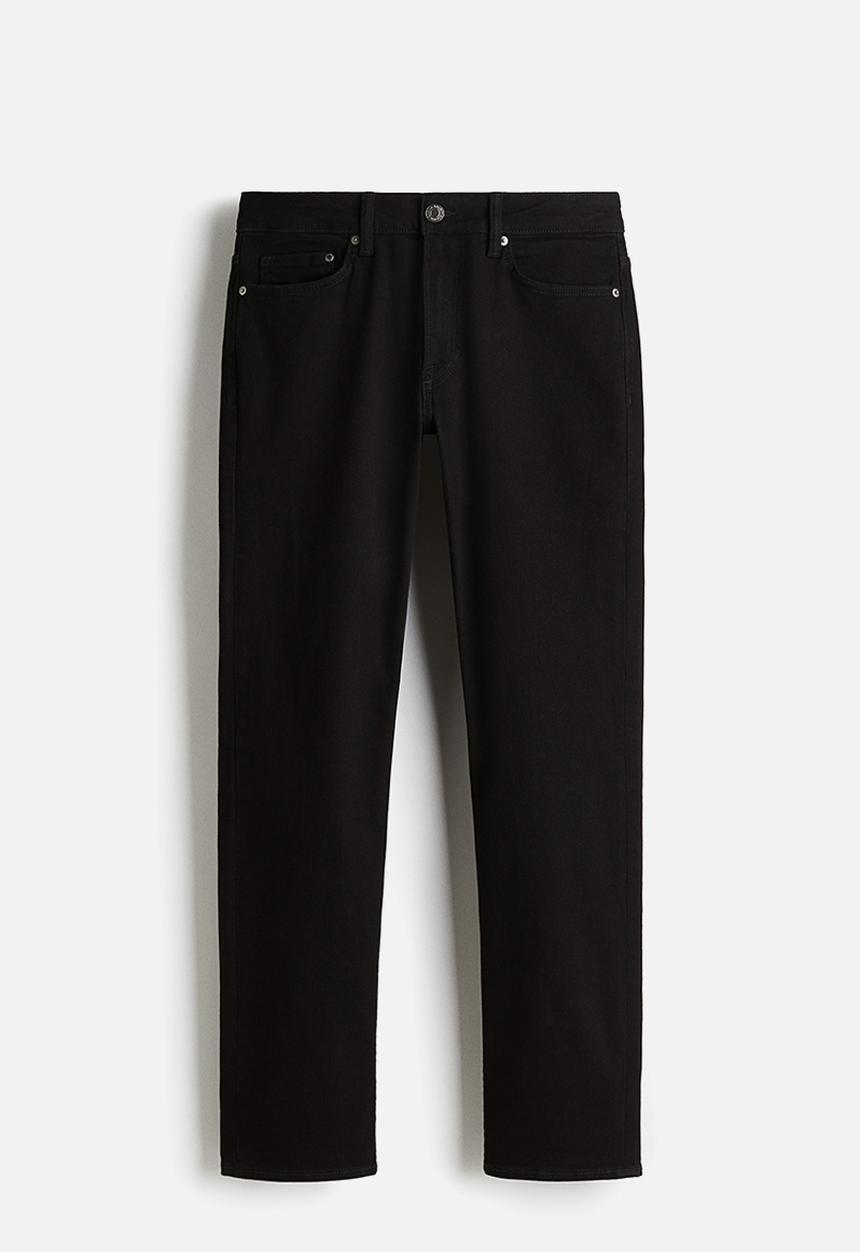 H&M - Straight regular jeans - black