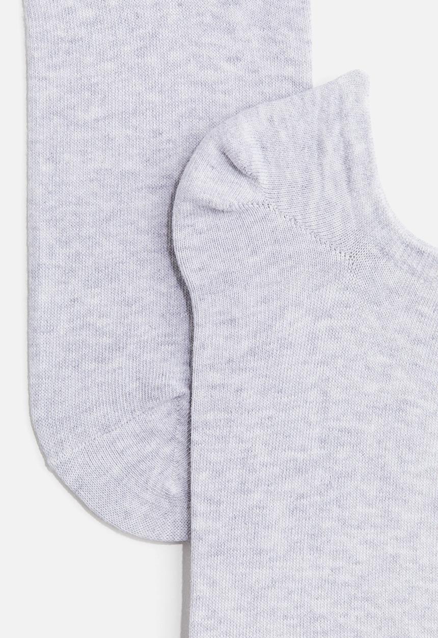 H&M - 7 pack trainer socks - light grey marl
