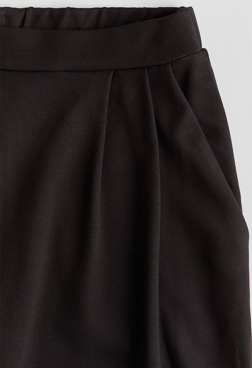 H&M - Heavy jersey trousers - black