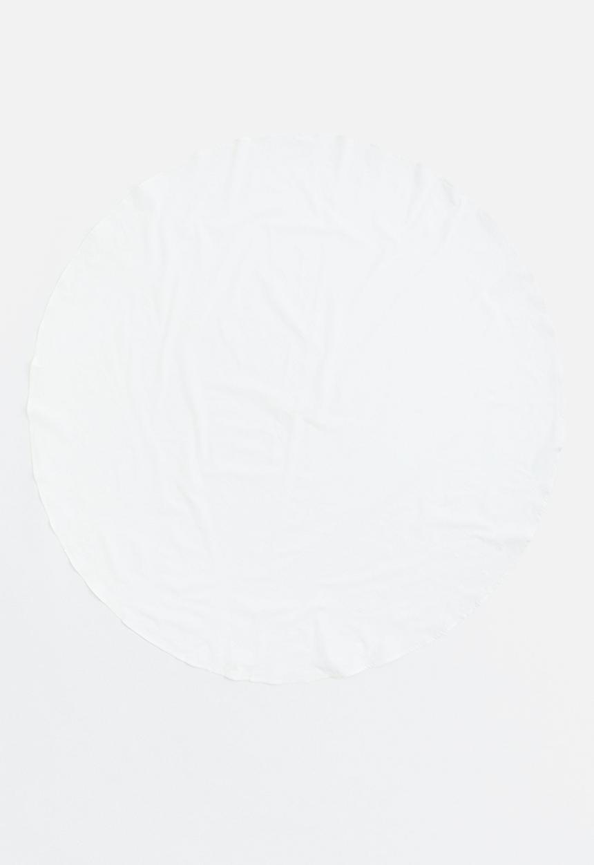 H&M - Round cotton tablecloth - white