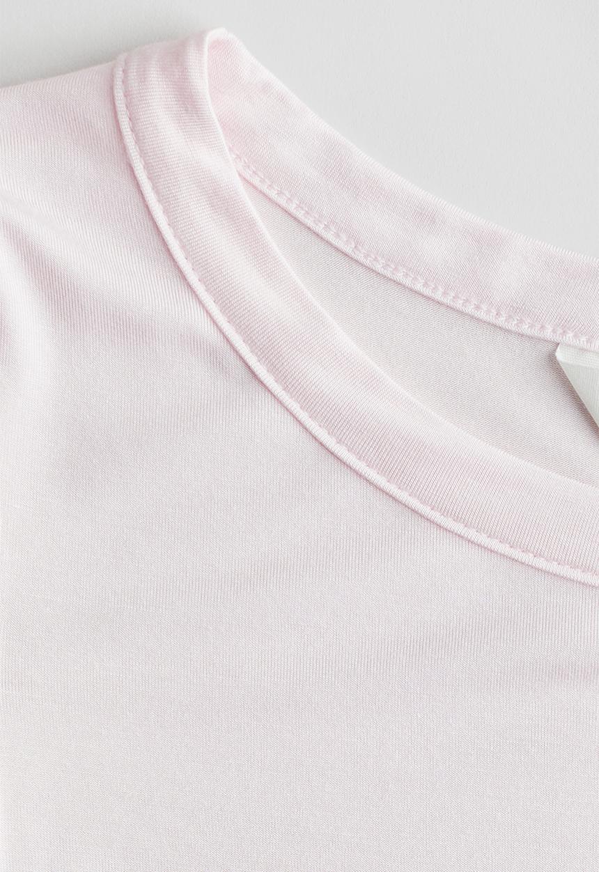 H&M - Jersey top - powder pink
