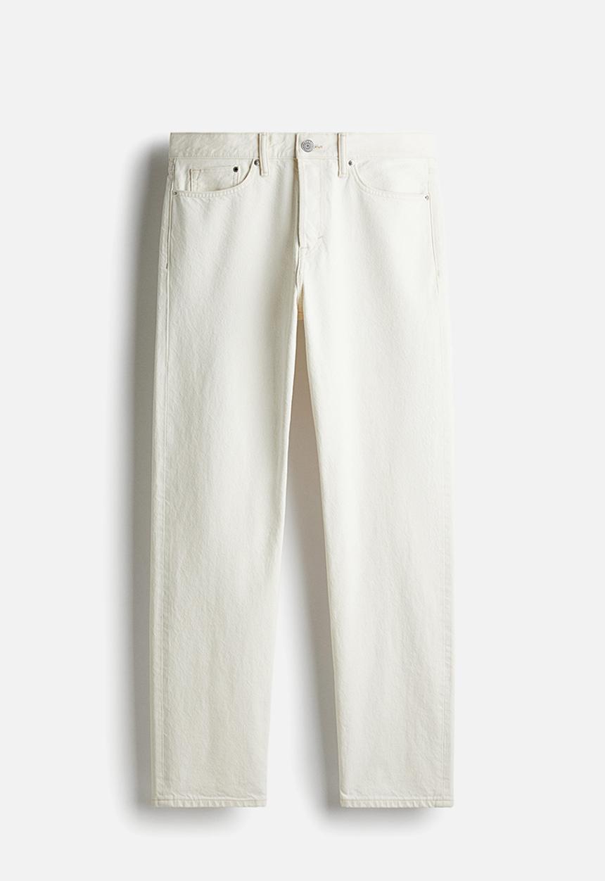 H&M - Relaxed jeans - cream