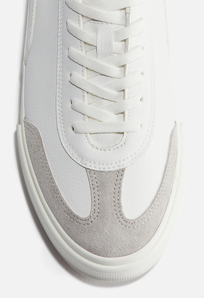 H&M - Trainers - white & beige