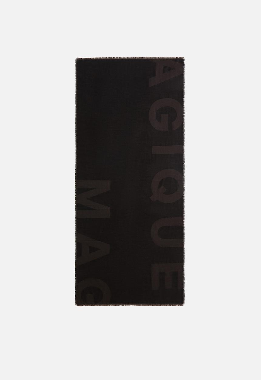 H&M - Jacquard-weave scarf - dark brown magique