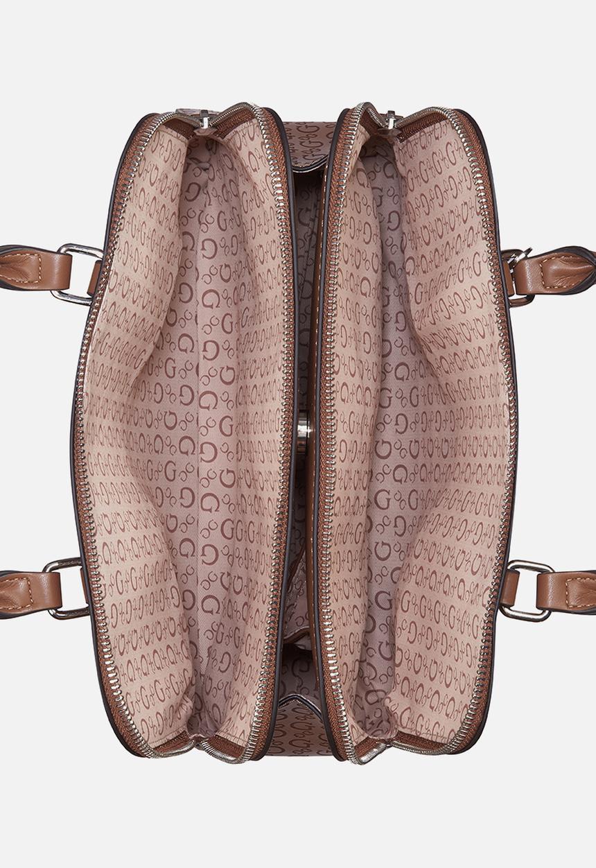 GUESS - Cordyn satchel - cognac