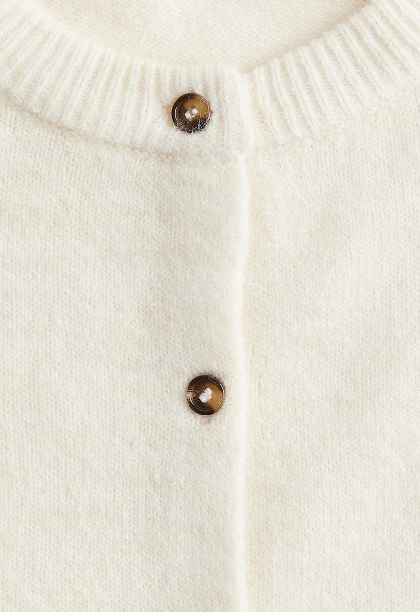 H&M - Knitted cardigan - cream