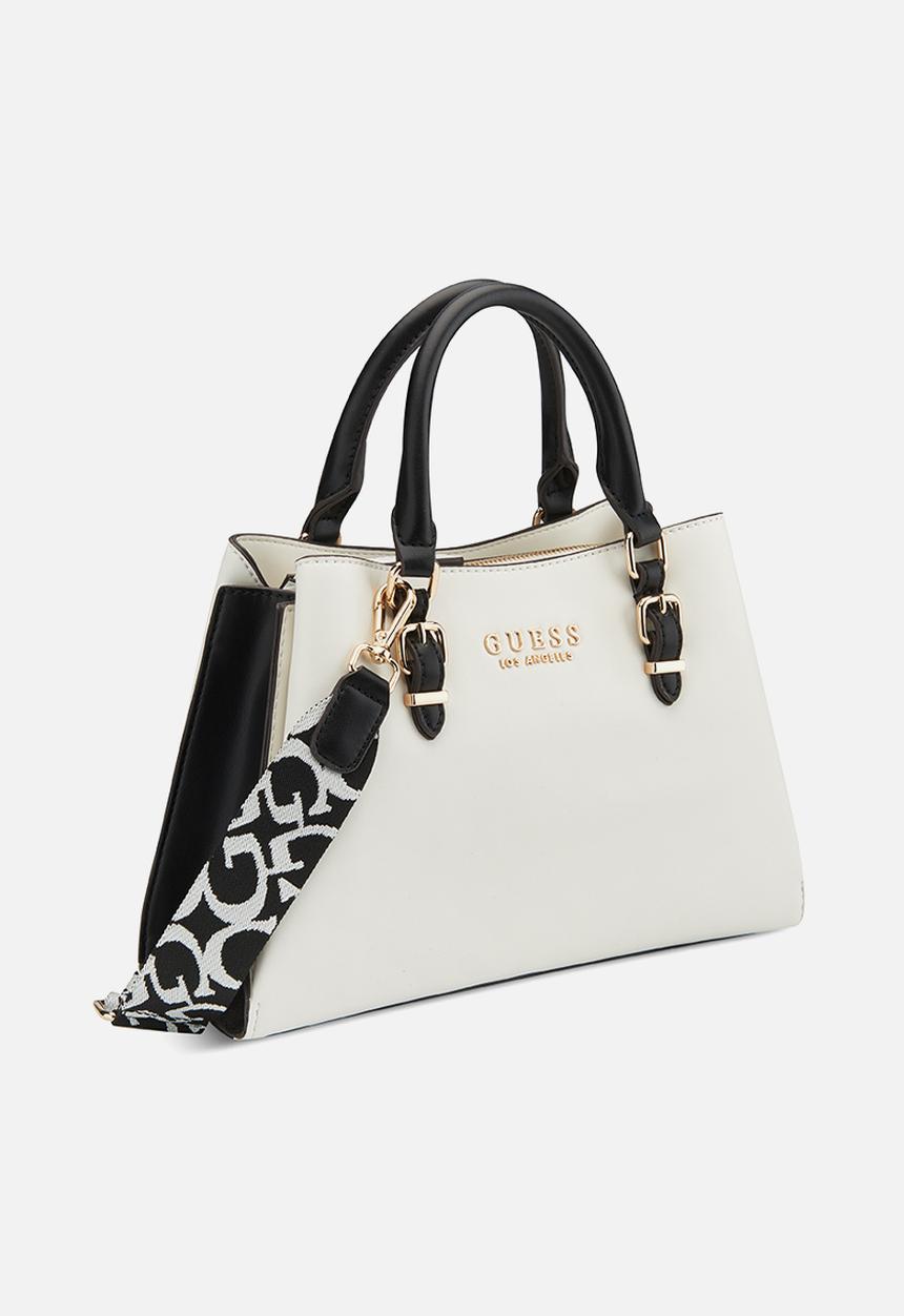 GUESS - Barger satchel-cream